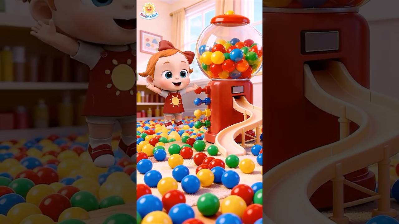 Play with Colorful Gumball Machine | 🟢🔵🔴🟡 LiaChaCha 