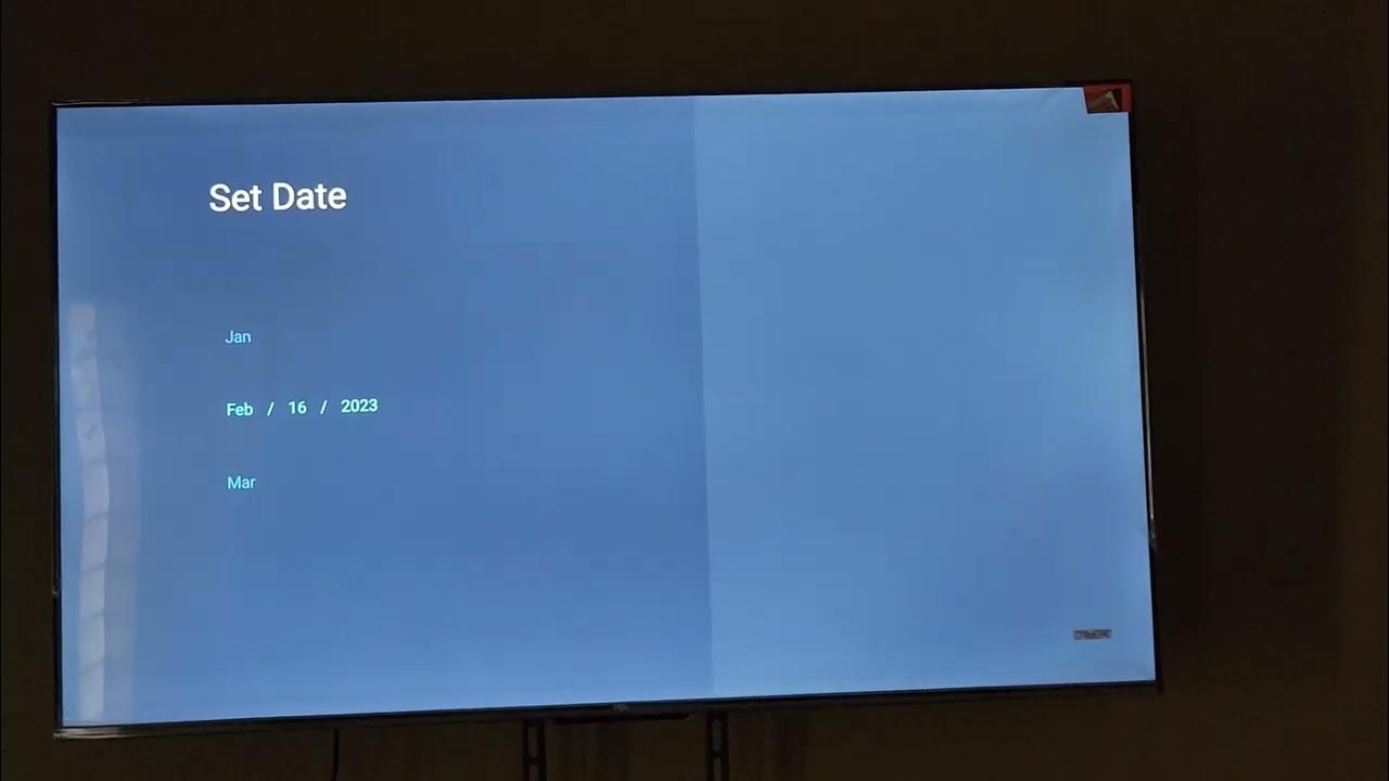 TCL Tv Time Setting Change Date and time YouTube