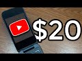 YouTube on a $20 Flip Phone