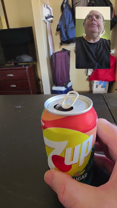 7-Up tropical soda zero sugar reaction and taste test #7up #reaction