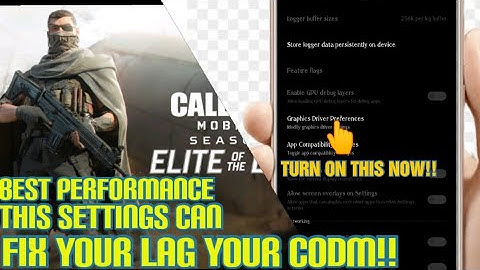 THIS NEW FEATURE CAN FIX YOUR LAGGING PROBLEM IN CODM!!IF YOU