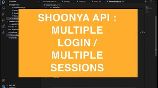 Shoonya Api Multiple Login Multiple Session Finvasia