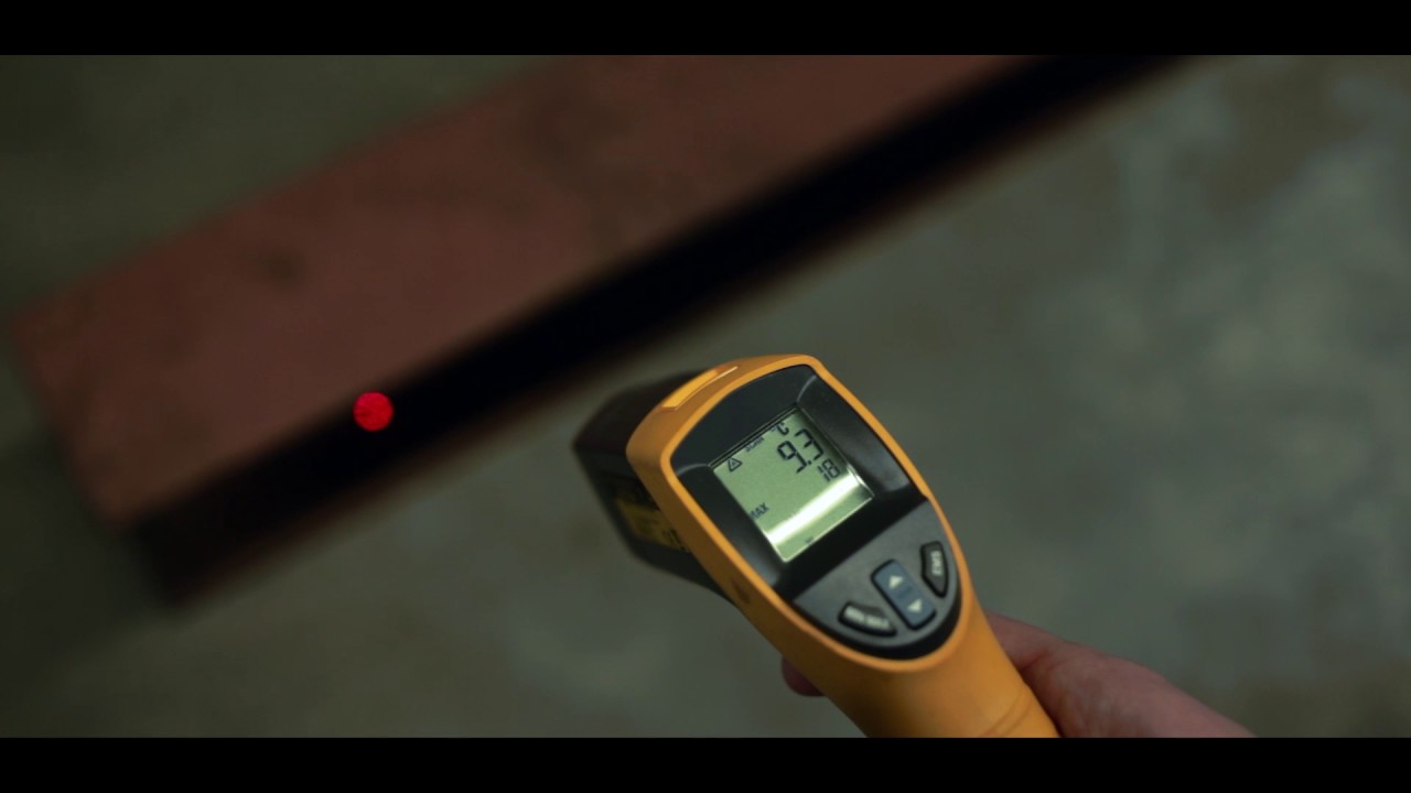 Infraroodverwarming in bedrijfshal