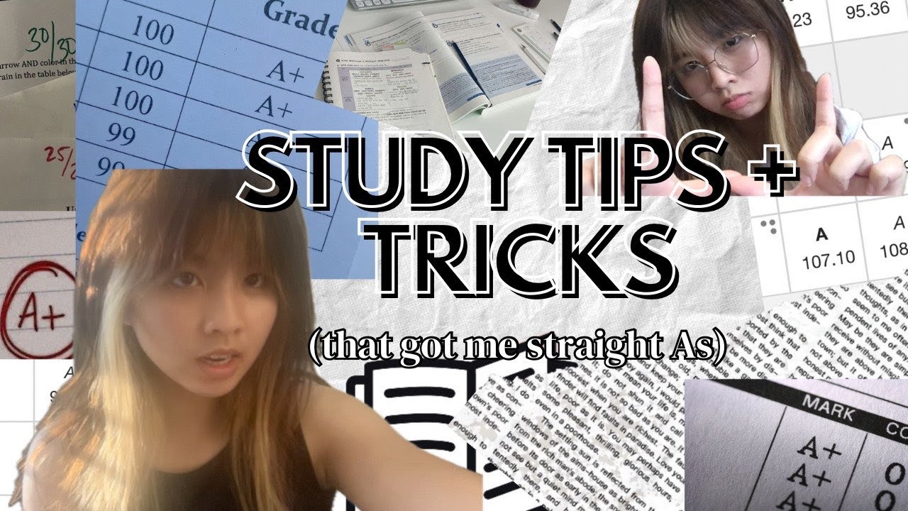 STUDY TIPS + TRICKS | 📓 ️📄👓🎓 tips to get straight As - YouTube