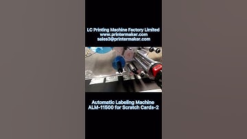 Automatic Labeling Machine ALM-11500 for Scratch Cards-2