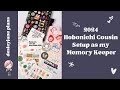 Hobonichi cousin 2024 setup  memory keeping journal