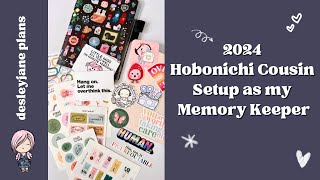 Hobonichi Cousin 2024 Setup - Memory Keeping Journal