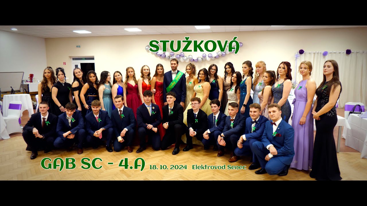 klip 4K Stužková GAB Senec 4.A - 18.10.2024 ELV Senec - kameraman na stužkovú