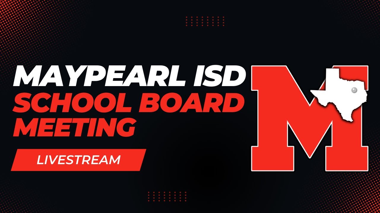 Maypearl ISD Special School Board Meeting March 4, 2026