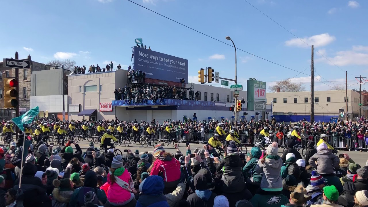 EAGLES Super Bowl Parade 🦅 🏈 Broad St. Philadelphia