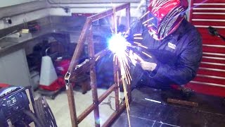 Vintage Aermotor Windmill Restoration Ep 5 Fabricating Welding The Towers Top Platform
