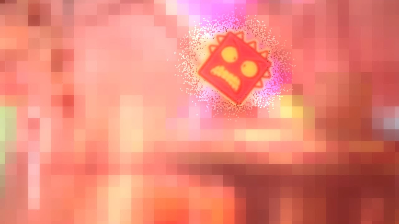 A really gross geometry dash level