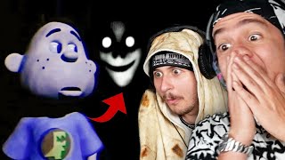 MAN IN THE WOODS!  The SCARIEST Animations on the Internet? w/Juicy