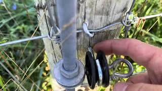 DIY Best Connection for Electrifying Rope Gates