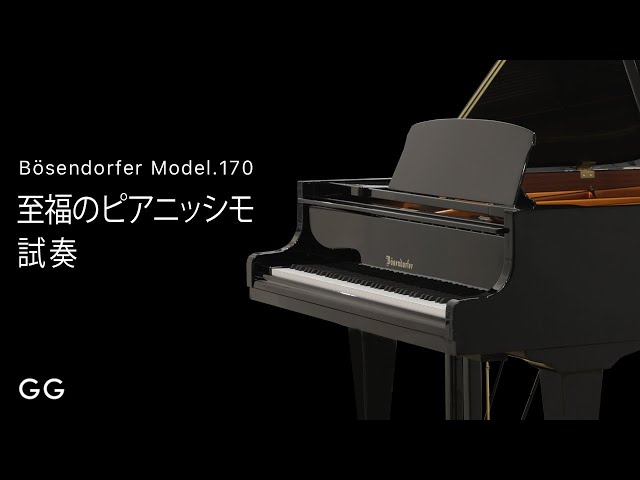 ベーゼンドルファー Model.170 数々のピアニストを魅了した「至福の