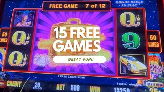 $125/SPIN. Wow, the endless free games! So much fun!!#jackpot #handpay #slots #highlimit #casino