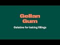 Gelatine for baking fillings - Goma Gellan