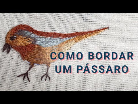 Vídeo: Como Bordar Um Pássaro