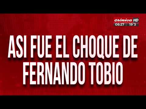 Así fue el choque de Fernando Tobio en Ramos Mejía