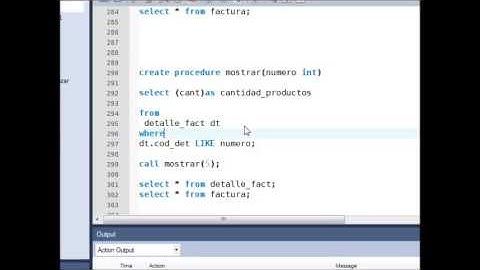 como crear una base de datos con procedimientos almacenados parte 2