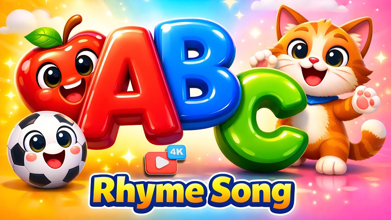 Play With Alphabets [4K] | Basic ABC Song | A to Z Letters (Capital & Small)