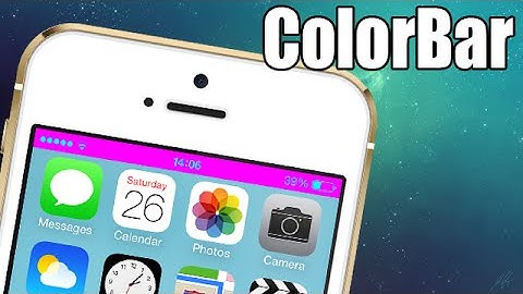 ColorBar - Customize Your StatusBar