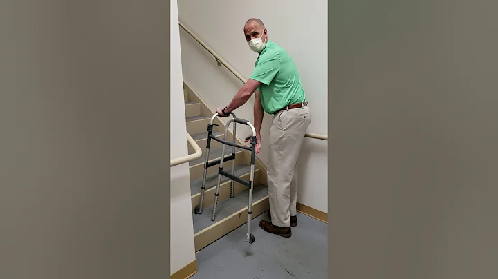 Stair climbing using walker