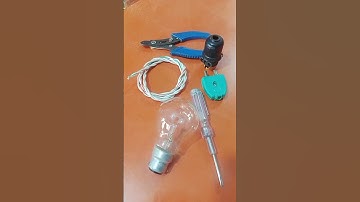 Series testing lamp kaise banaye//how to make a series lamp//#shortvideo#diy