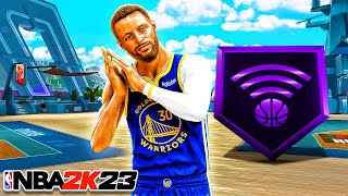 STEPH CURRY BUILD + 100 3PT RATING and HOF LIMITLESS RANGE BADGE (NBA 2K23)