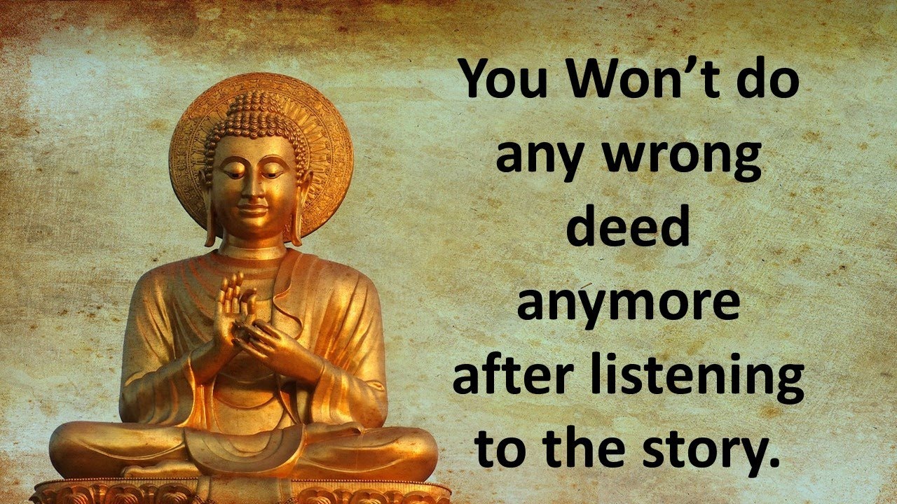 You won't perform any bad action anymore| Lord Buddha Story in English ...