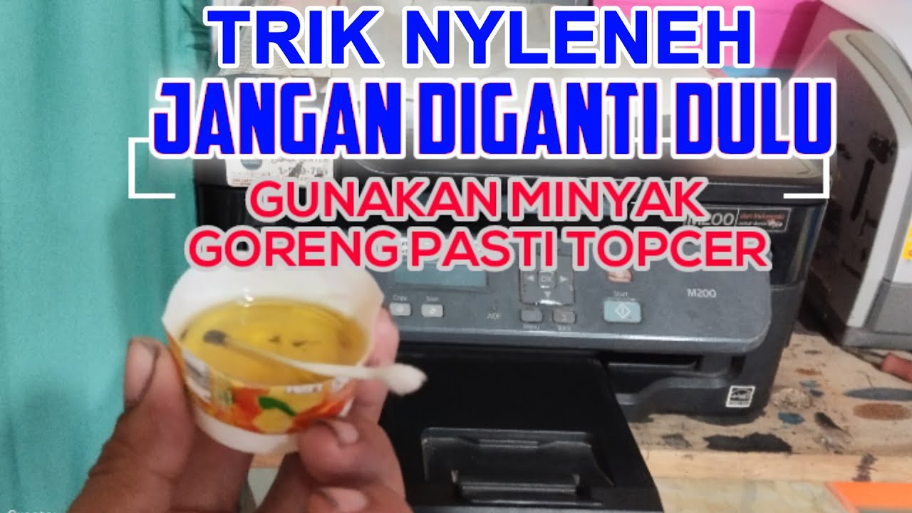 MENGATASI PRINTER EPSON NYETAKNYA LAMBAT PRINTER BUAT NGEPRIN LAMBAT