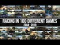 This Is What Driving In 100 Different Racing Games Looks Like!! 2004 - 2019