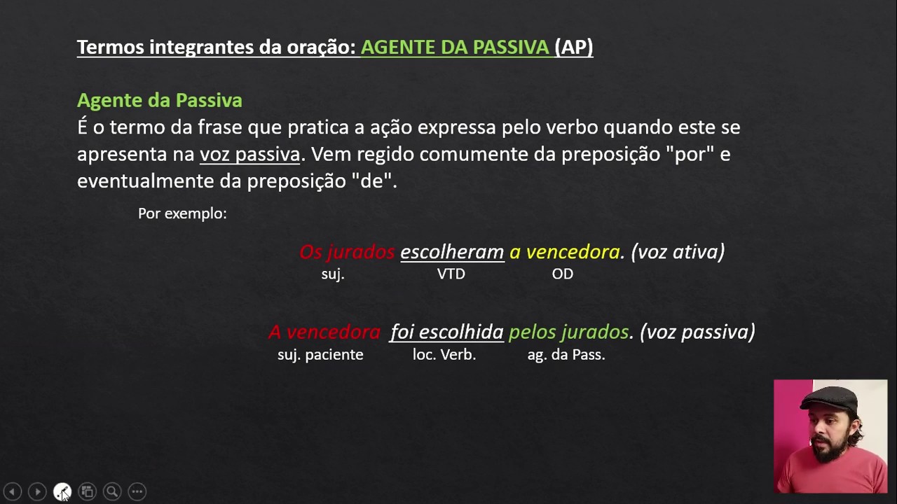 AGENTE DA PASSIVA Gramática 3º ANO Prof. Fagner Araújo YouTube AGENTE DA PASSIVA Gramática 3º ANO Prof. Fagner Araújo YouTube