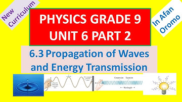 Grade 9 Physics Unit 6 part 2 _Wave propagation and Energy Transmission_ New Curriculum