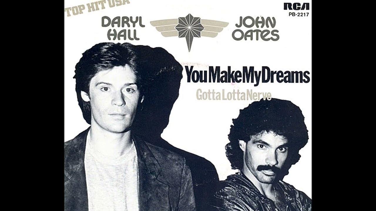 Daryl Hall & John Oates You Make My Dreams 1980 Pop Purrfection Version YouTube