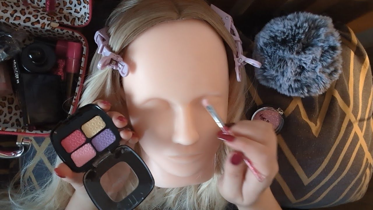 ASMR imaginary makeup roleplay