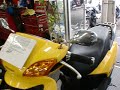 ホンダ スペイシー１００　ディアルライト　モリワキ公認マフラー　アルミステップボード 100cc イエロー　バイク買取MCG福岡