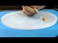 Gorgeous resin clock from a mold | DIY resin art tutorial