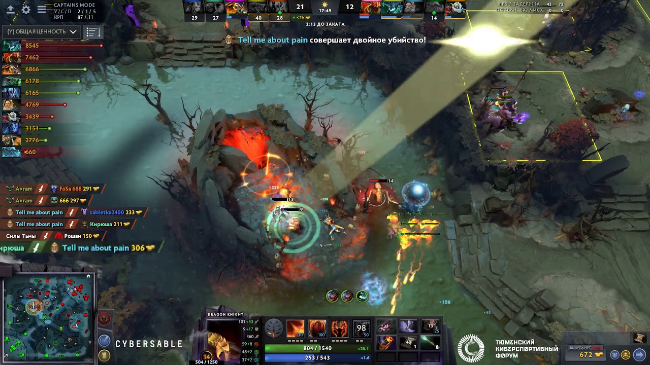 Cyberia Sports vs. No Retreats Allowed. Битва на Рошане.