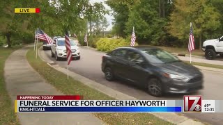 Knightdale Officer Funeral Procession 12:30