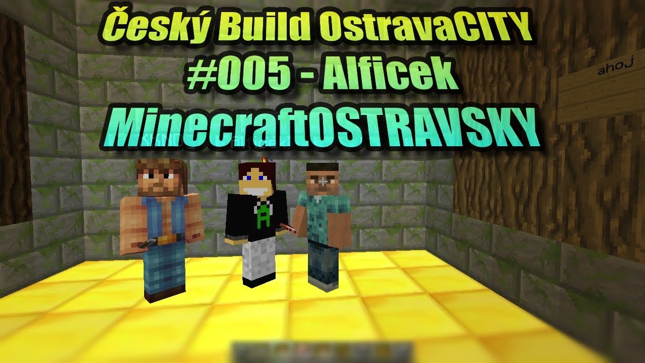 Český Build CITY | Minecraft MP 1.5.0 | OstravaCITY 005 | Alficek [PiP][HD]
