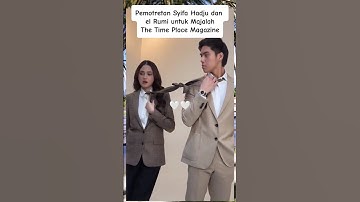 pemotretan syifa hadju dan el rumi untuk majalah daddy irwan musry #syifahadju #elrumi