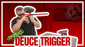 Shooting Luxe X with Infamous Deuce Trigger | Pro DNA | Lone Wolf Paintball Michigan