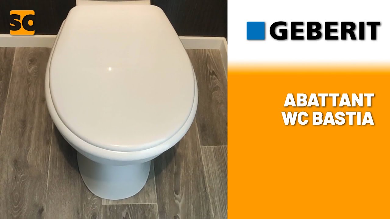 Geberit Bastia Abattant WC - fixation par le dessous - blanc