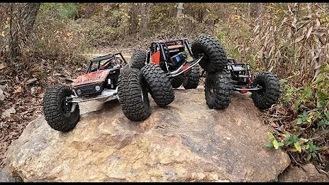 Axial Capra, Axial SCX10 ii Custom Built RC Rock Crawler 4 Wheel Steer!