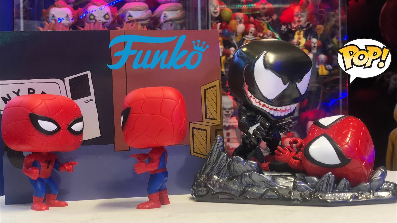 ヴェノムVSスパイダーマン Funko pop FUNKO POP Comic moments VENOM VS SPIDERMAN I & ENTERTAINMETN