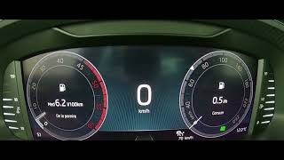 2022 Skoda Octavia 2.0 Tdi 150 Hp DSG 7 several acceleration test's till got best time 0-100 km/h