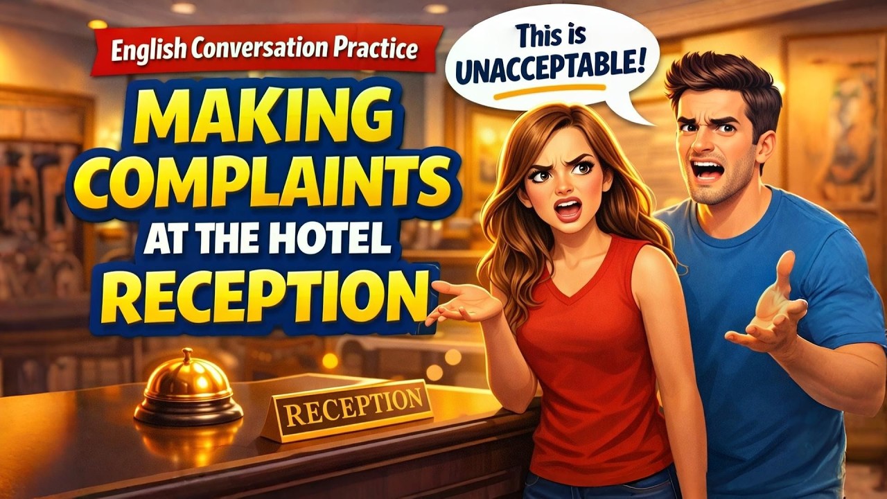 At the Hotel Conversation Making Complaints | Learn English for Real Situations