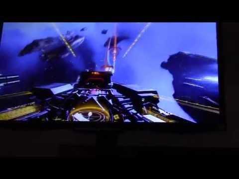 EVE Valkyrie on PlayStation VR's social screen (PS4)