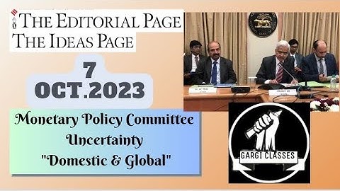 7th October 2023 | Gargi Classes The Editorials & Idea Analysis | By R.K. Lata